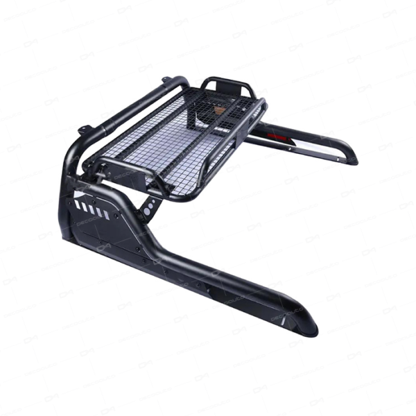 Roll Bar Canasta Negra Larga